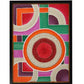 Vibrant Geometric Beaded Wall Art | Mixed Media Abstract Painting