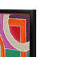 Vibrant Geometric Beaded Wall Art | Mixed Media Abstract Painting